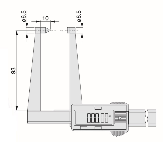 Digitalt skjutmått 75mm